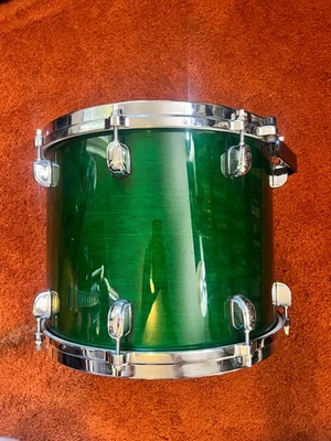 Tama Starclassic Birch 14x11 Rack Tom Drum | Laca Verde MIJ Japan Pro Foto 1 de 4