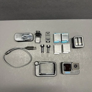 GoPro HERO10 Black Action Camera with 4 Batteries, MEDIA MOD, Charger, & Clip - Picture 1 of 15