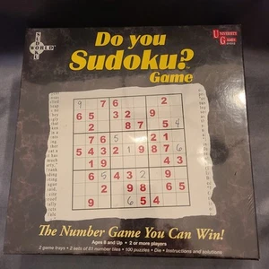 Do You Sudoku? Game Sealed 2005 University Games 01512 The Number You Can Win - Picture 1 of 3