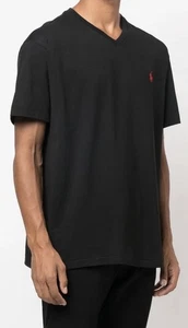 Polo Ralph Lauren Herren Kurzarm T-Shirt Schwarz Gr. Small Rot Pony - Bild 1 von 12