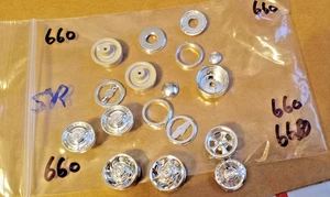 Chrome Wheels and other parts 1/24/25 scale Package # 660 hard find - Picture 1 of 1