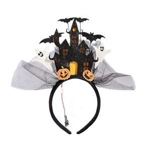 Glowing Haunted Castles HairBand Cosplay Headpiece For Halloween Costume - Picture 1 of 8