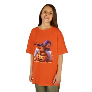 Retro Halloween Stamp t Shirt,Old Postage Halloween Kids Shirt Fall Ghosts - Picture 1 of 29