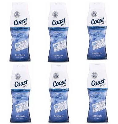 Coast Care Body Wash Arctic Blast 18 盎司-清新薄荷,6 件装散装沐浴露 — 第 1/4 张图片