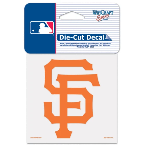 San Francisco Giants Car Window Decal 4 Decal Color - Image 1 of 1