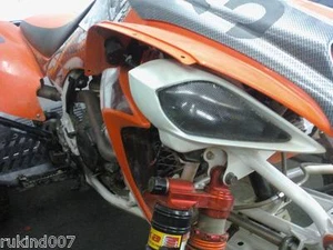Yamaha RAPTOR 660 BLACK Head Light Covers VERY COOL MUST SEE! - Bild 1 von 10