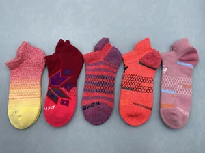 5 pairs Bombas Women's Solid Ankle socks - Size Medium 8-10.5 5 Color Mixing - Picture 1 of 5