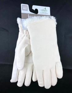 Guanti donna Isotoner taglia unica bianco avorio eco comfort SmartDri SmarTouch NUOVI - Foto 1 di 4