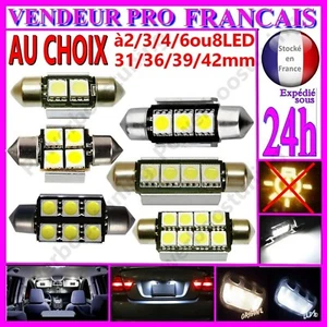 Bombilla Lanzadera Lámpara A LED SMD C5W Anti Error Fuego Xenon 31 36 39 42MM - Bild 1 von 45