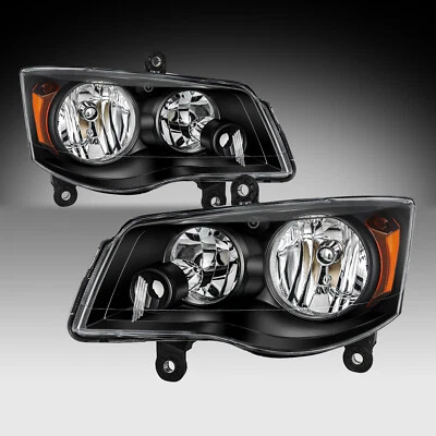 For 2011-2019 Dodge Grand Caravan Fits 2008-2016 Chrysler Town&Country Headlight - Imagem 1 de 4