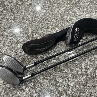 Adams Idea i-Wood 3 17 & 4 21°Hybrid Women's Aldila Supershaft w Head Cover - Image 1 of 4