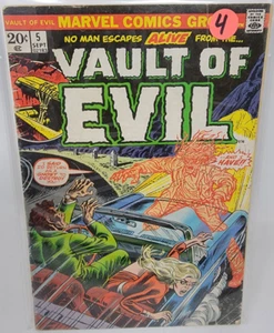 VAULT OF EVIL #5 MARVEL HORROR *1973* 4.5 - Picture 1 of 1