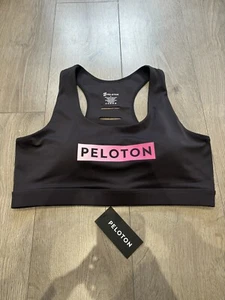 Peloton Sophia Sports Bra Black / Pink Women’s Size XL Padded BNWT New York - Picture 1 of 10