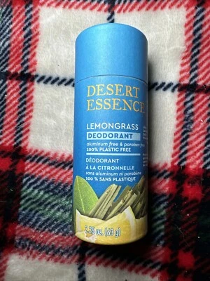 ESENCIA DEL DESIERTO - DESODORANTE HIERBA DE LIMÓN - 2,25 OZ - 100 % LIBRE DE PLÁSTICO Foto 1 de 2