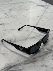 Emporio Armani Polarized Men's Sunglasses - Black - Picture 1 of 4