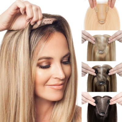 Clip On Hair Topper Echthaar Damen Remy Echthaar Topper Toupee Clip In Hair Toupet Haarteile Handgemacht Lace Echthaar Topper Für Damen