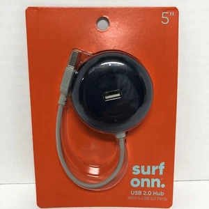 USB 2.0 Hub with 4 USB 2.0 Ports in one Connection by Surf ONN - Afbeelding 1 van 9