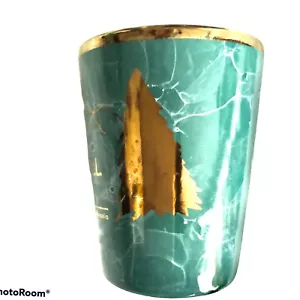 Bushkill Falls, Niagra de Pennsylvania “Alabaster” 2 Ou Shot Glass - Imagen 1 de 2