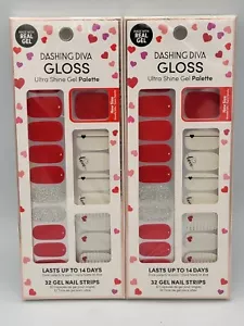 2 Dashing Diva Gloss Ultra Shine Gel Palette, GS116 Heartthrob - Foto 1 di 4