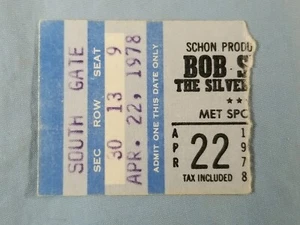 4-22-1978 Bob Seger Vtg Concert Ticket Stub Minneapolis *Night Moves Released - Picture 1 of 2