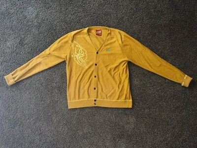 Винтажный Hollister серфинга вверх опрятный 90-х годов Y2K мужской унисекс XL кардиган California свитер - Изображение 1 из 4