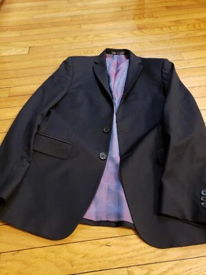 Chaqueta Blazer Abrigo Deportivo de Lana Negra Colección Niños Princeton 17 Italia 17R Foto 1 de 3