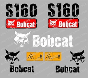 Bobcat S160 Skid Steer Aufkleber Satz - Bild 1 von 1