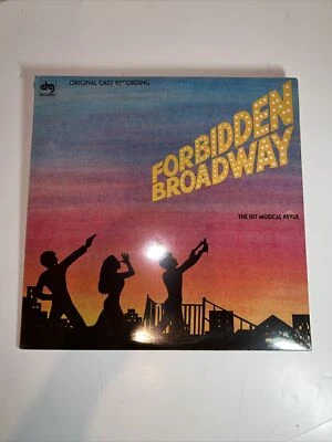 FORBIDDEN BROADWAY - Original Cast Recording LP Record DRG SBL 12585 Sealed - Image 1 of 4