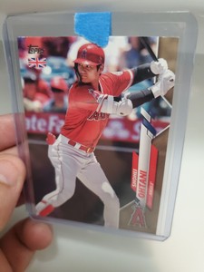 Shohei Ohtani 2020 Topps UK Edition Baseball #94 Gold Border Parallel /25 Angels