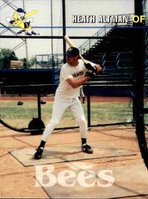 1995 Burlington Bees Team Issue #24 Heath Altman Hamlet North Carolina NC Card
