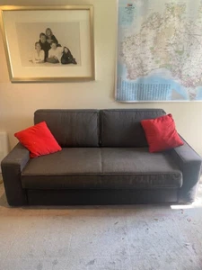 fold away bed converts from sofa to double bed...Ikea supplied - Picture 1 of 4