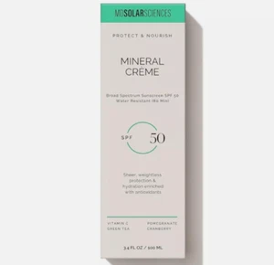 MD Solar Sciences Mineral Crème SPF 50 Sunscreen 100ml 3.4 FL Oz NIB ExpMay 2027 - Picture 1 of 3