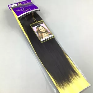 Neu Yaki #1B Off Black 12" gerade 100 % Echthaar-Extensions - Bild 1 von 4