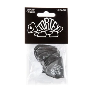 Dunlop 412P135 Tortex Sharp 1.35mm 12 x Guitar Picks Player Pack - Picture 1 of 5