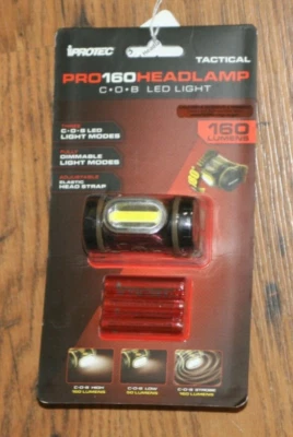 Faro táctico iProtec Pro 160 C.O.B luz LED con baterías Foto 1 de 4