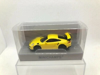 MINICHAMPS 1:87 PORSCHE 911 GT3RS 2015 GIALLO - Immagine 1 di 2
