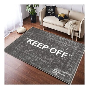 Alfombra Keep Off, alfombra de marca de moda, alfombra de sala de estar, alfombra personalizada, alfombra popular, - Imagen 1 de 11