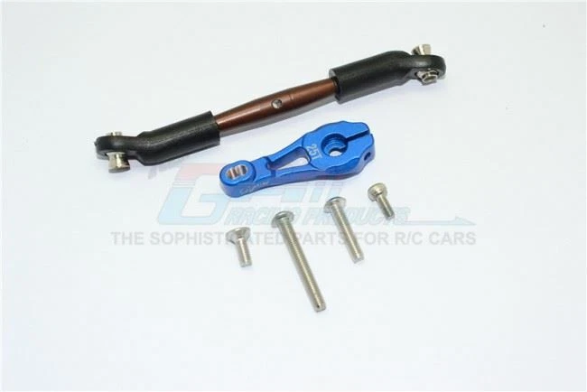 GPM TRX416025ST ALU SERVO HORN W/ STEERING LINK FOR TRAXXAS 1/10 4WD TRX-4 TRX-6 - Image 1 of 4