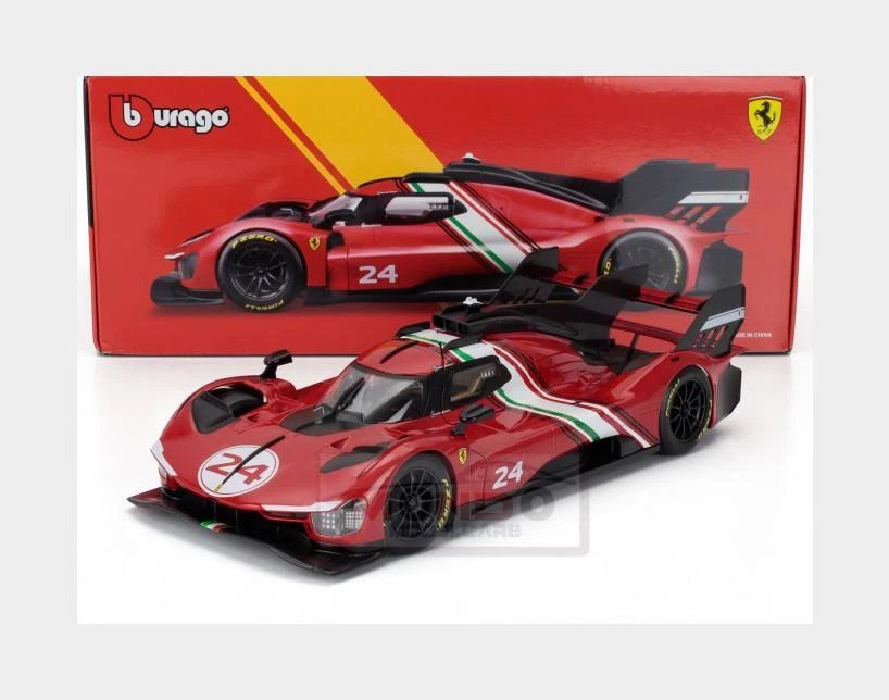 1 18 BURAGO Ferrari 499P 3.0L Turbo V6 #24 Modificata 2024 BU16302-24