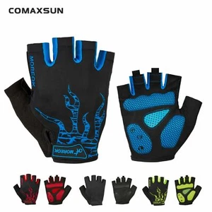 Almohadilla de gel para ciclismo Medio dedo Guantes de dedo corto Guantes de bicicleta de montaña transpirables a prueba de golpes - Imagen 1 de 13