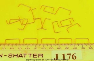 j176 jouef ho new spares 20x locomotive metal handrails (19mm) - Picture 1 of 1