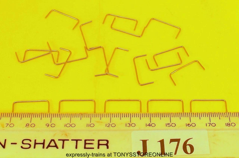 j176 jouef ho new spares 20x locomotive metal handrails (19mm) - Image 1 of 1