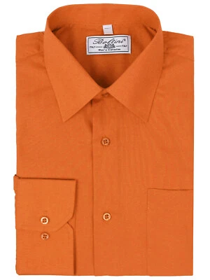 Boltini Italy Men's Long Sleeve Solid Barrel Cuff Dress Shirt - Image 1 of 2