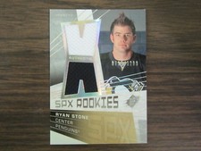 2008-09 SPX #140 Ryan Stone Jersey Card Pittsburgh Penguins (B60) #715 of 1299