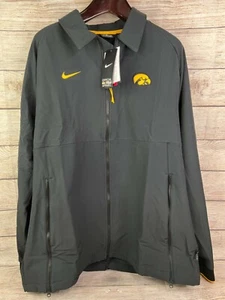 NEW Nike ON FIELD Black Therma Men’s Full-Zip Iowa Hawkeye Jacket XL - Picture 1 of 11