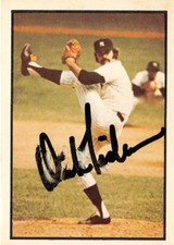 Dick Tidrow autographed baseball card (New York Yankees) 1978 SSPC #10