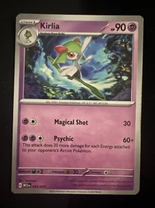 Kirlia 085/198 Pokemon Karte TCG aus Karmesin und Purpur - Picture 1 of 2