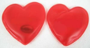 Calentador de bolsillo calentador de manos corazón juego de 2 reutilizables hasta 45 min. Calor - Imagen 1 de 3