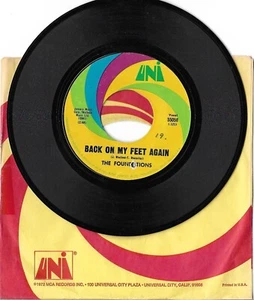 The Foundations: "Back On My Feet Again" - VG+ '68 Pop Rock - plays NM! - Picture 1 of 2