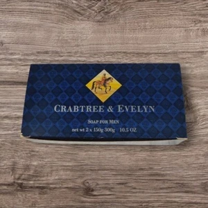 Crabtree & Evelyn Soap For Men 2pc 10.5oz - Picture 1 of 7